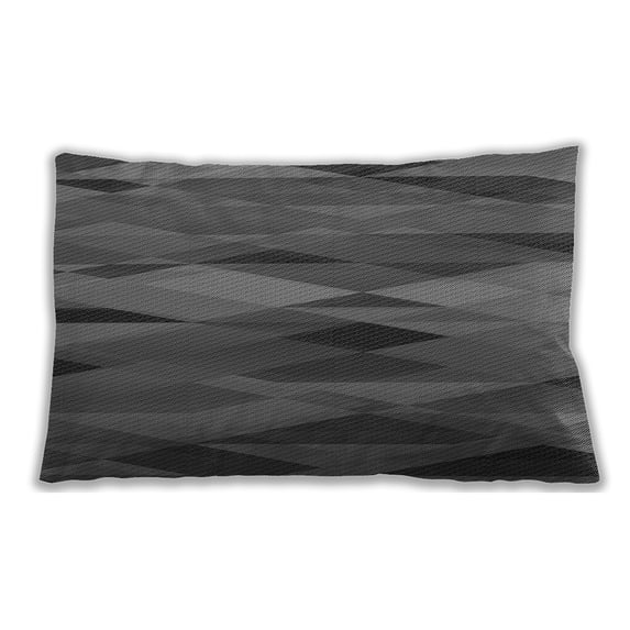Ahgly Company Outdoor Rectangular Contemporary Lumbar Throw Pillow, 13 inch by 19 inch