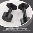 thumbnail image 1 of IDEANATEGRATE 2Ud Tope De Piso Para Puerta Seguro Antiruido Con Protector De Pared Negro, 1 of 8