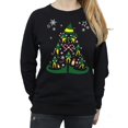 thumbnail image 3 of Elf Chandail en Molleton Arbre de Noël pour Femmes, 3 of 5
