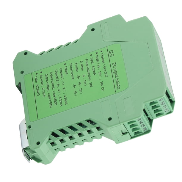 Transmisor De Señalización De Corriente De CC De 24 V CC 4-20MA PLC Detect El Acondicionador De Señal Para Equipos Industriales