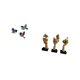 thumbnail image 5 of Pájaro colgante de pared, arte de pared de pájaro de madera, pájaros voladores, decoración de pared, estatuas de pensadores, esculturas de arte, 5 of 8