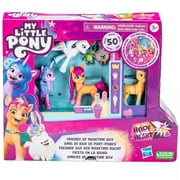 My Little Pony Sunny Starscout, Hitch Trailblazer, Cloudpuff & More Make Your Mark Friends of Maretime Bay Doll 50 Piece Playset