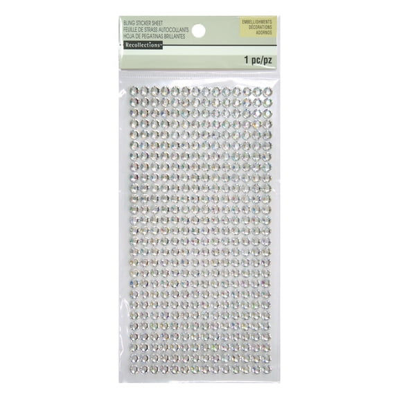 12 Pack: Iridescent Stone Bling Stickers by Recollections