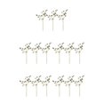 thumbnail image 3 of Yuarrent 3 piezas de plástico fácil de limpiar ramas de árboles artificiales elegante ecológico duradero durabilidad púrpura Type2 NO2, 3 of 6