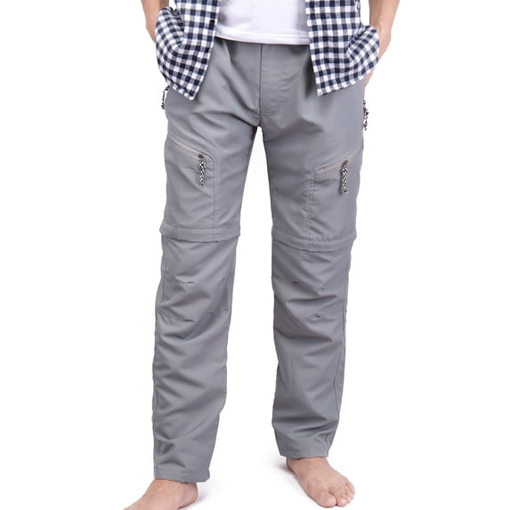 Youloveit Men Cargo Pants Outdoor Pants with Zip Off Convertible Cargo Short Active Athletic Casual Hiking Fishing Outdoor Work Pants Trousers with Pockets