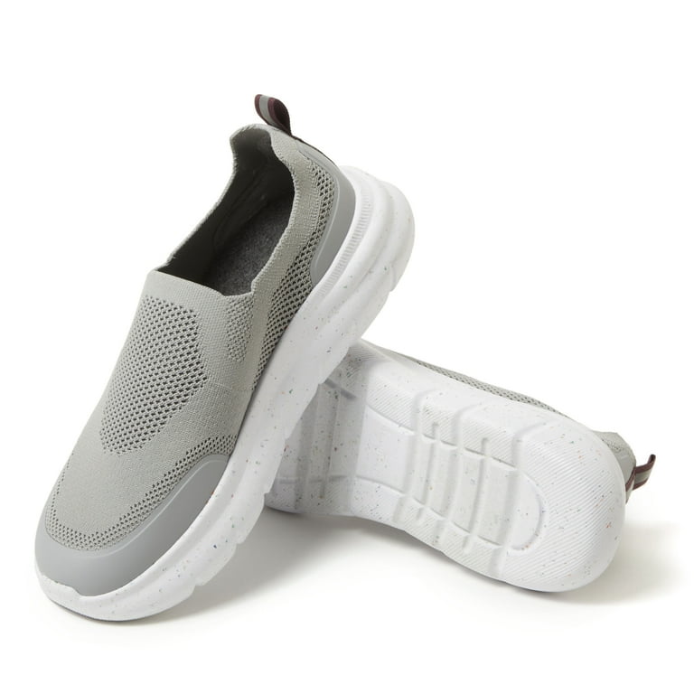 Dearfoams Men's Tahoe Lightweight Slip-On Sneaker | Memory Foam Comfort, Machine Washable, Indoor/Outdoor