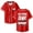 Red, variant on Jey USO Four Letters One Word Baseball Jersey Shirt V-Neck Women Men Short Sleeve Streetwear Clothes