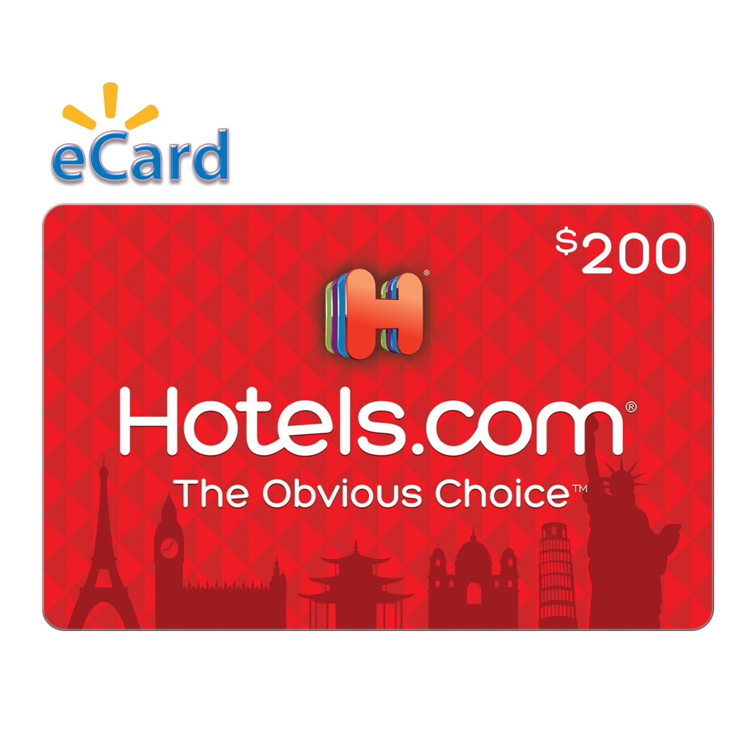 Hotels.com $200 Gift Card (email Delivery) - Walmart.com