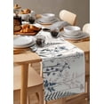 thumbnail image 6 of Vintage Floral Botanical Table Runner Cotton Linen 72 Inch Holiday Dresser Scarves, Farmhouse Flowers Beige Tablerunner for Kitchen Coffee Dining Bedroom Living Room Dinner Scarf Décor 13''x72'', 6 of 9