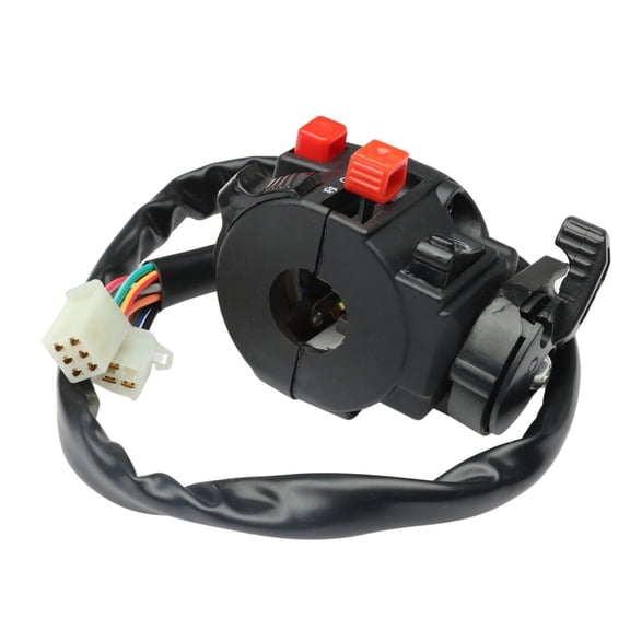 Left Handlebar Light Start Kill Switch Assembly - 7 Wire - 125cc 110cc ...