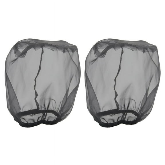 2X Universal Car Cone Air Filter Protective Cover Waterproof Oilproof Dustproof for High Flow Air Intake Filters 15x12cm