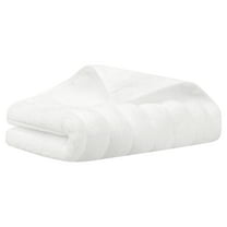 REGALWOVEN Cotton 2 Pack Hand Towels, Striped Pattern Decorative Comfort Towel for Bathroom, Travel, Camp White 1-Piece