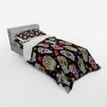 thumbnail image 3 of Ambesonne Sugar Skull Bedding Set 4 Pcs, Mexico Themed Design, Queen, Multicolor, 3 of 3