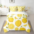 thumbnail image 2 of Erosebridal Fruit Lemon Bed in a Bag Full size,Nature Botanical Bed Set,Kids Room Decorative,Breathable,7-Piece, 2 of 5
