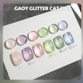 thumbnail image 2 of Set de esmaltes de uñas GAOY Cat Eye Gel con imán, 6 colores, 7,3 ml, 2 of 6