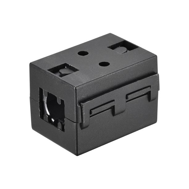 Uxcell Ferrite Cores Cable Clips 10mm Square Type RFI EMI Noise Filter