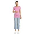 thumbnail image 2 of Time and Tru Women's Maternity Straight Jeans with Belly Band, 2 of 6