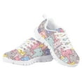 thumbnail image 4 of Pzuqiu Funny Cat Girls Tennis Shoes Size 1 Big Girls Lace Up Lightweight Running Shoes Outdoor Athletic Sneakers Comfy Walking Shoes, 4 of 7