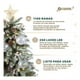 thumbnail image 4 of Árbol Navidad Nevado Esquimal Luces Led Piñas + Bayas Chedrón + Estrella 2.20m, 4 of 6
