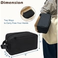 thumbnail image 4 of Lonchera pequeña con aislamiento, portátil, bolsa suave, mini enfriador, térmica para comidas con hebilla para el trabajo, BlackWithBuckle, 4 of 4