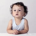thumbnail image 2 of Bambini Baby Unisex White Rib Knit Sleeveless 6-Pack Tank Tops NB, 2 of 3