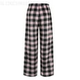 thumbnail image 5 of Mepaouo Women Pajama Pants Warm Plaid Lounge Pj Bottoms Drawstring Wide Leg Sleepwear Sizes S-3X, 5 of 7