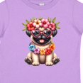 thumbnail image 4 of Inktastic Hawaiian Pug Boys or Girls Toddler T-Shirt, 4 of 5
