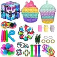 thumbnail image 1 of IGUOHAO IGUOHAO IGUOHAO Pack Anti-Stress, Pack Anti-Stress Bon Marché avec Pop Bubble Simple et Ensemble Sensoriel pour Autisme Décompression IGUOHAO pour Enfants et Adultes, 1 of 7
