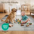 thumbnail image 4 of ODIKA 2'x3' Ultra-Soft Accent Mat, Extra Tonal Abstract Distressed Vintage Inspired Plush Large None Washable, Bare feet friendly, Easy Care Indoor rug for Bedside, Footrest, 4 of 7