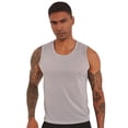 thumbnail image 2 of ZenCart Men Vest Lightweight Quick-Drying Breathable Mesh Solid Color O-Neck Sleeveless Casual Tank Tops Exercise Fitness Camisole, 2 of 8