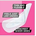 thumbnail image 2 of U by Kotex Barely There Pantiliners Unscented, Thin - 100 count, 2 of 2