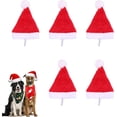 thumbnail image 1 of Piezas Gorro para Perro y Gato para Tocado Navideño para Perros Gorro para Mascotas con Banda elástica Accesorios para el Cabello navideños cálidos y esponjosos para Gatos Perros Conejos, 1 of 5