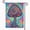D, variant on XaaKee Garden Flags, Spore Vortex Swirls Mushroom Garden Flag, Double-Sided High-Quality White Linen Yard Flags For Outside, Summer Decor 12x18Inch