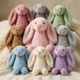 thumbnail image 1 of Juguetes de peluche de conejito de Pascua de 9,8 pulgadas, color verde salvia, peludos y holgados, animales de peluche de conejito de color sólido, peluches de eucalipto difusos para decoración, 1 of 9
