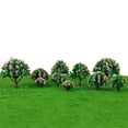 thumbnail image 3 of 5 Tamaños 10pcs árbol De Modelo Con Rosada Para Del Ferrocarril / Dioramax Yotijar Modelo Árbol, 3 of 10