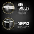 thumbnail image 6 of Permasteel 2-Burner Compact Propane Gas Grill with Foldable Sides, Black, 6 of 6