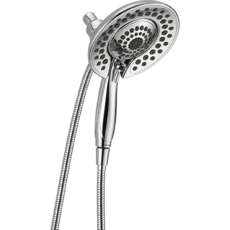 Delta Faucet, 5 Modes, Wall Mount Dual Showerhead