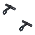 thumbnail image 1 of Transemion Rallonge de Guidon de Vélo Support de Lampe Support de Téléphone Tube Rouge 20cm Noir & Carbone 10cm 2Ensemble, 1 of 6