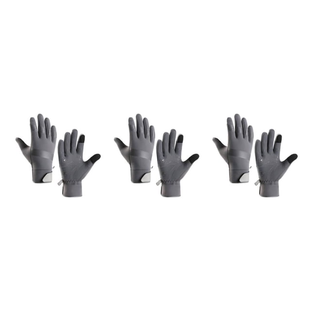 Soidarity Manos De Poliuretano Abrigadas Y Protegidas Con Guantes Cortavientos Para Pantalla Táctil Resistentes Al Agua Gris XL Type1 NO1