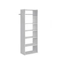 thumbnail image 3 of Closet Evolution Essential Shelf Organizer White Wood Closet Tower 25 in. W, 3 of 4