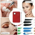 thumbnail image 5 of Unique Bargains 1 Set Foundation Spatula and Palette Set Rectangular Makeup Artist Tools Red, 5 of 5