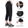 thumbnail image 5 of Hiauspor Womens Convertible Zip Off Hiking Cargo Capris Pants with 6 Pockets Lightweight Quick Dry Black XXL, 5 of 6