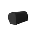 thumbnail image 2 of Sofa Armrest Covers Solid Pattern Elastic Protective Slipcovers for Living Room Furniture, Black, 2 of 8