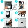 thumbnail image 3 of Universal Premium Refill Ink for for Canon PIXMA PG 240 CL 241 PG 40 CL 41 PG 245 CL 246 PG 210 CL CLI 251 PGI 270 CLI 271 PGI 225 CLI 226 PGI 1200 Inkjet Cartridges - 4 Pack, 3 of 5