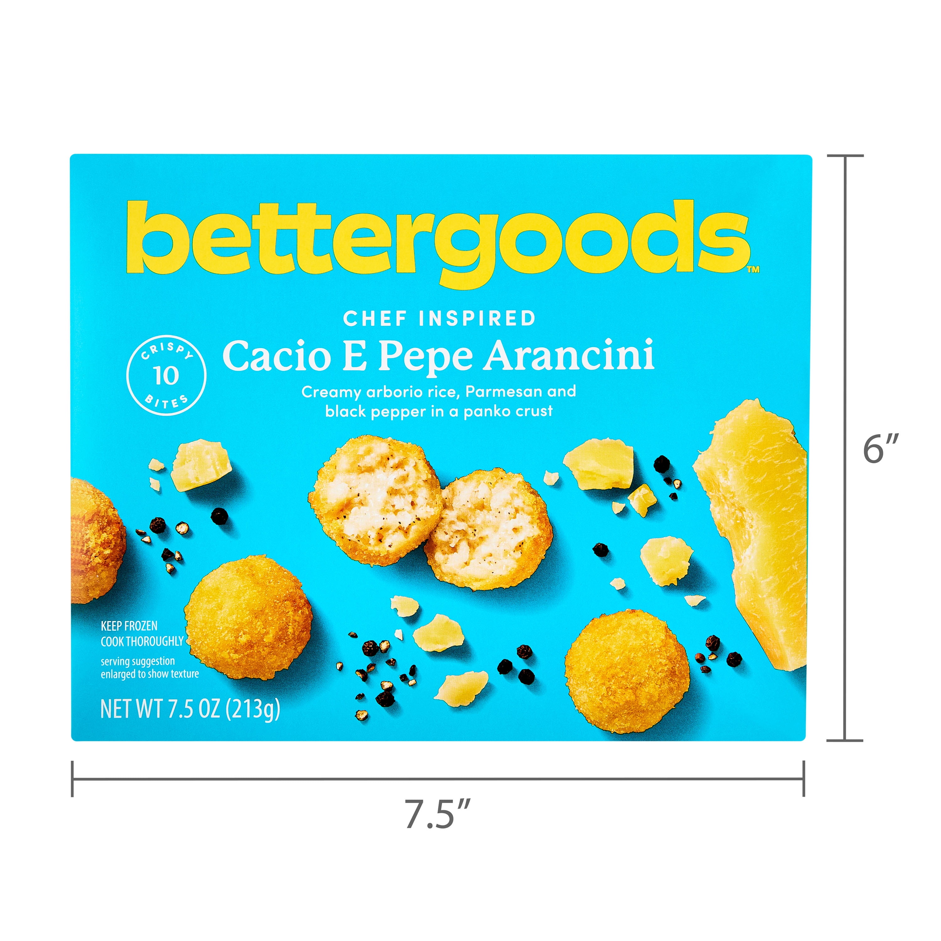 bettergoods Traditionally Crafted Cacio E Pepe Arancini, 7.5 oz (Frozen)