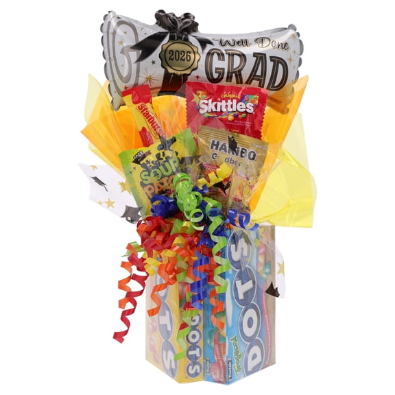 Candyblossom, Graduation DOTS , Gift Assortment, 2 Count Base, Sweet Crunchy Bites