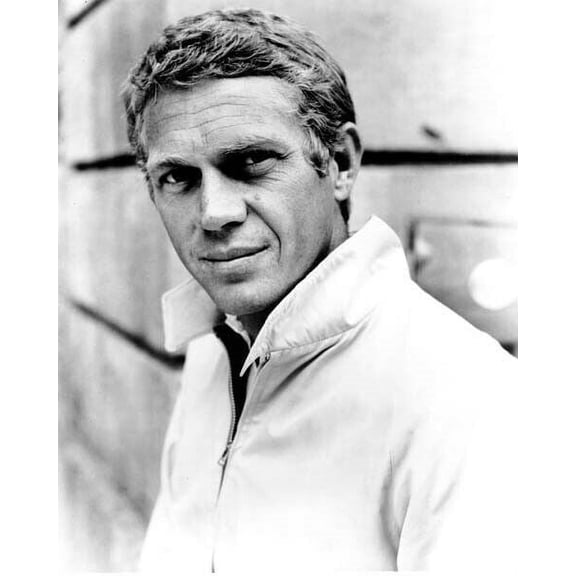 Steve McQueen looks cool in his Baracuta G9 Harrington jacket 24x36 inch Poster