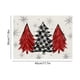 thumbnail image 3 of Winter Christmas Tree Placemats 12x18 Inches Christmas Holiday Table Mats For Party Kitchen Dining Room Decoration, 3 of 6