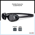 thumbnail image 3 of Dolfino Pro Pacesetter Adult Swim Goggle - Black, 3 of 6