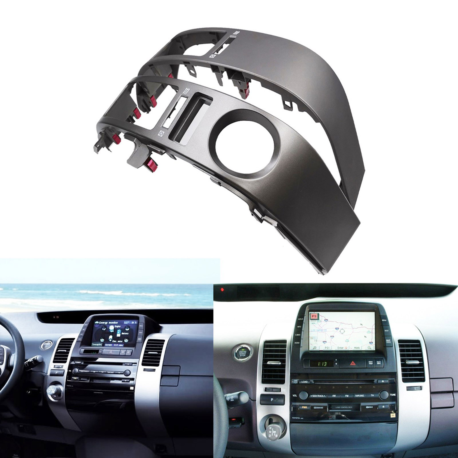 Elegant Air Vent Trim ABS Air Vent Decorative Frame Stylish Auto Vent Frame Vehicle Accessories for 2004 to 2009